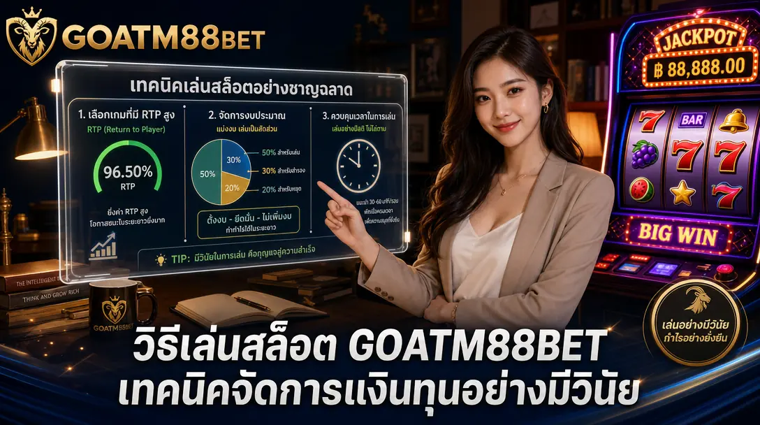 วิธีเล่นสล็อต GOATM88BET เทคนิคจัดการเงินทุนอย่างมีวินัย