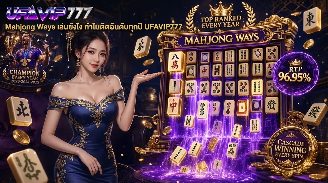 Mahjong Ways เล่นยังไง ทำไมติดอันดับทุกปี UFAVIP777
